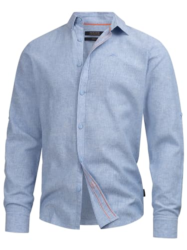 Indicode Herren INTheon Hemd einfarbig mit Button-Down-Kragen | Herrenhemd Männerhemd Dk Denim XXL Indicode Herren INTheon Hemd einfarbig mit Button-Down-Kragen | Herrenhemd Männerhemd Dk Denim XXL von Indicode