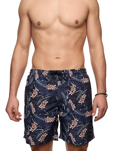 Indicode Herren INTonios Badehose mit superweicher Innenhose | Badeshorts für Männer Black, L von Indicode