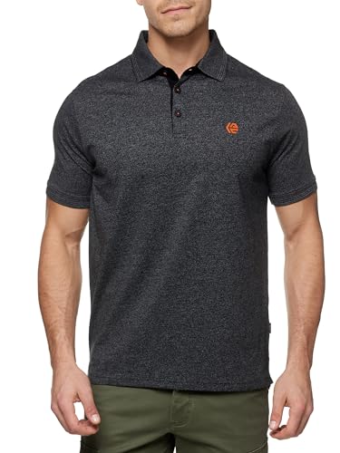 Indicode Herren INTorrance Poloshirt aus Baumwollmischung | Herrenpoloshirt Polokragen Baumwollshirt Black, XXL von Indicode