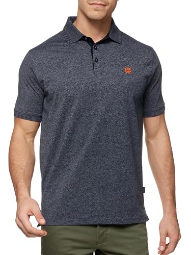 Indicode Herren INTorrance Poloshirt aus Baumwollmischung | Herrenpoloshirt Polokragen Baumwollshirt Navy, XXL von Indicode