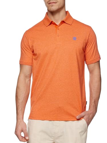 Indicode Herren INTorrance Poloshirt aus Baumwollmischung | Herrenpoloshirt Polokragen Baumwollshirt Orangeade, XXL von Indicode