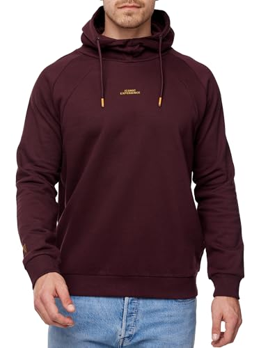 Indicode Herren INVir Sweatshirt mit Schalkragen und Kapuze | Kapuzenpullover für Männer Fudge XXL von Indicode