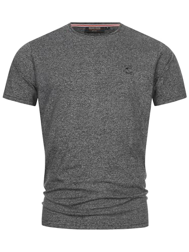 Indicode Herren INWalmore T-Shirt mit Rundhals-Ausschnitt | Herrenshirt Sommershirt Black, XL von Indicode
