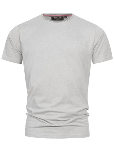 Indicode Herren INWalmore T-Shirt mit Rundhals-Ausschnitt | Herrenshirt Sommershirt Lt Grey, XL von Indicode