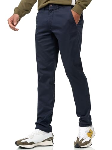 Indicode Herren INWasling Stretchhose aus Baumwolle mit 5 Taschen | Herrenhose Stretch Hose Männer Navy, 32/32 von Indicode