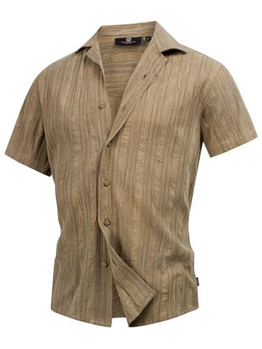 Indicode Herren INWay Kurzarmhemd mit Kent-Kragen | Jacquard Herrenhemd Männerhemd Otter S Indicode Herren INWay Kurzarmhemd mit Kent-Kragen | Jacquard Herrenhemd Männerhemd Otter S von Indicode