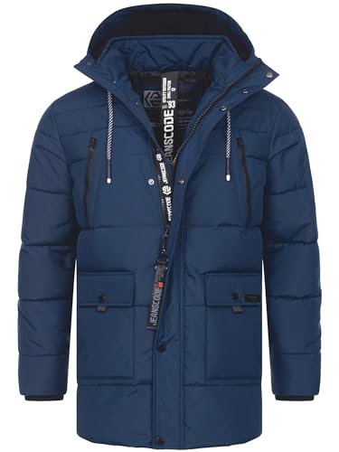 Indicode Herren INWess Steppjacke mit Kapuze | Herrenjacke Winterjacke Freizeitjacke Männer Navy M Indicode Herren INWess Steppjacke mit Kapuze | Herrenjacke Winterjacke Freizeitjacke Männer Navy M von Indicode