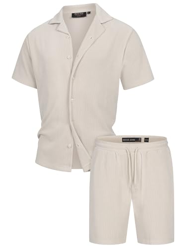 Indicode Herren INZandro Shorts & Shirt Set | Sweatshorts & T-Shirt Bundle aus Baumwollmischung Kit, XL Indicode Herren INZandro Shorts & Shirt Set | Sweatshorts & T-Shirt Bundle aus Baumwollmischung Kit, XL von Indicode
