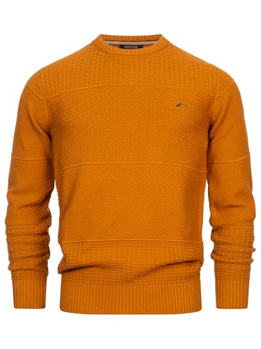Indicode Herren Injustice Pullover mit Rundhals-Ausschnitt | Herrenpullover Pulli Strickpullover für Männer Caramel XXL Indicode Herren Injustice Pullover mit Rundhals-Ausschnitt | Herrenpullover Pulli Strickpullover für Männer Caramel XXL von Indicode