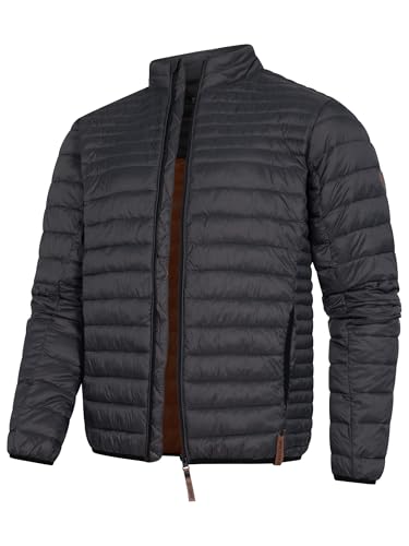 Indicode Herren Islington leichte Steppjacke in Daunenjacken-Optik | Übergangsjacke Regenjacke Dk Grey S Indicode Herren Islington leichte Steppjacke in Daunenjacken-Optik | Übergangsjacke Regenjacke Dk Grey S von Indicode