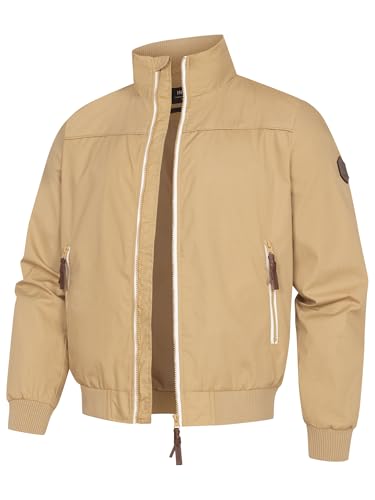 Indicode Herren Ivano Jacke mit Stehkragen und Reißverschluss | Übergangsjacke für Männer Mojave, L von Indicode