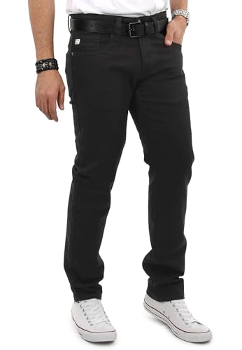 Indicode Herren Jeans (30W-38W) Regular Fit Stretch, Straight Cut Hosen - 98% Baumwolle, Tragegefühl Bequem, Männer Jeanshosen - B796 Schwarz W31/L32 Indicode Herren Jeans (30W-38W) Regular Fit Stretch, Straight Cut Hosen - 98% Baumwolle, Tragegefühl Bequem, Männer Jeanshosen - B796 Schwarz W31/L32 von Indicode