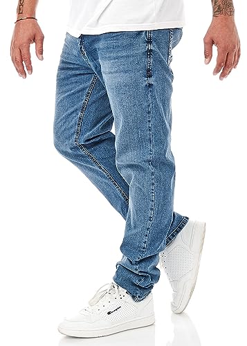 Indicode Herren Jeans Hose mit 5-Pockets Washed Look Cobain 32 inch medium Dark Cloud blau Indicode Herren Jeans Hose mit 5-Pockets Washed Look Cobain 32 inch medium Dark Cloud blau von Indicode
