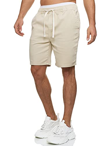 Indicode Herren Kendari Chino Shorts aus 80% Baumwolle | Herrenshorts Chinoshorts Bermuda Fog XXL von Indicode