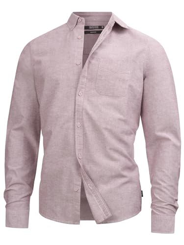 Indicode Herren Kepner Hemd mit Brust-Tasche aus Baumwolle | Herrenhemd für Männer Tawny Port XL Indicode Herren Kepner Hemd mit Brust-Tasche aus Baumwolle | Herrenhemd für Männer Tawny Port XL von Indicode