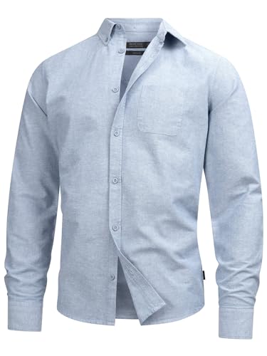 Indicode Herren Kepner Hemd mit Brust-Tasche aus Baumwolle | Herrenhemd für Männer Teal XXL Indicode Herren Kepner Hemd mit Brust-Tasche aus Baumwolle | Herrenhemd für Männer Teal XXL von Indicode