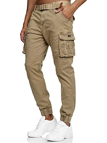 Indicode Herren Kerr Cargohose aus 98% Baumwolle | Cargo Hose für Männer Cornstalk L Indicode Herren Kerr Cargohose aus 98% Baumwolle | Cargo Hose für Männer Cornstalk L von Indicode