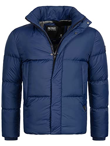 Indicode Herren Lanse Winterjacke mit Stehkragen | Herrenjacke Jacke Steppjacke Männer Navy M Indicode Herren Lanse Winterjacke mit Stehkragen | Herrenjacke Jacke Steppjacke Männer Navy M von Indicode