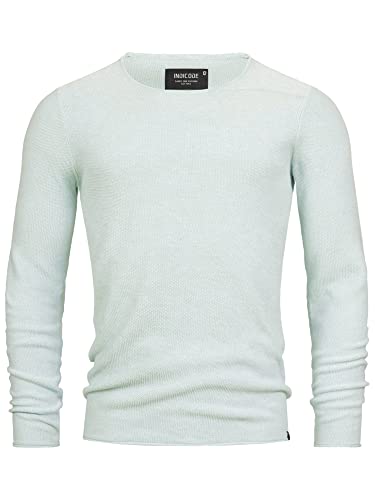 Indicode Herren Loakim Klassischer Strickpullover mit Rundhalsausschnitt | Pullover Herrenpullover Pulli meliert für Männer Quiet Wave XXL Indicode Herren Loakim Klassischer Strickpullover mit Rundhalsausschnitt | Pullover Herrenpullover Pulli meliert für Männer Quiet Wave XXL von Indicode
