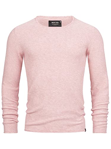 Indicode Herren Loakim Klassischer Strickpullover mit Rundhalsausschnitt | Pullover Herrenpullover Pulli meliert für Männer Coral Cloud XXL Indicode Herren Loakim Klassischer Strickpullover mit Rundhalsausschnitt | Pullover Herrenpullover Pulli meliert für Männer Coral Cloud XXL von Indicode
