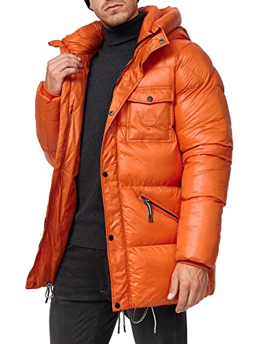 Indicode Herren Local Winterjacke in Daunenjacken-Optik mit Kapuze | Steppjacke gefütterte Jacke Herrenparka Koi L Indicode Herren Local Winterjacke in Daunenjacken-Optik mit Kapuze | Steppjacke gefütterte Jacke Herrenparka Koi L von Indicode