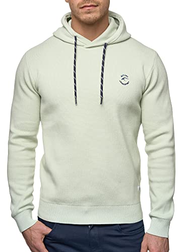 Indicode Herren Longview Sweatshirt mit Kapuze | Hoodie Kapuzenpullover für Männer Sea Foam M von Indicode