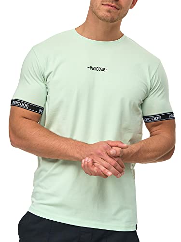 Indicode Herren Lutzy T-Shirt mit Rundhals-Ausschnitt | Herrenshirt Sommershirt Quiet Wave XXL Indicode Herren Lutzy T-Shirt mit Rundhals-Ausschnitt | Herrenshirt Sommershirt Quiet Wave XXL von Indicode
