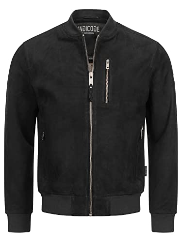 Indicode Herren Maddoc Lederjacke aus Ziegenleder in Wildleder-Optik | Echtleder Jacke Motorradjacke Bikerjacke Black M Indicode Herren Maddoc Lederjacke aus Ziegenleder in Wildleder-Optik | Echtleder Jacke Motorradjacke Bikerjacke Black M von Indicode