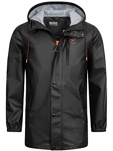Indicode Herren Malmoe Regenjacke mit Kapuze | Funktionsjacke Windbreaker Segeljacke Black L Indicode Herren Malmoe Regenjacke mit Kapuze | Funktionsjacke Windbreaker Segeljacke Black L von Indicode