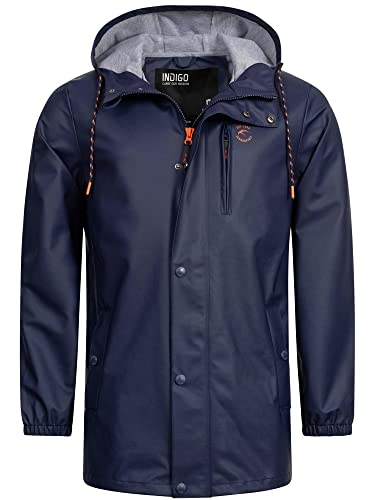 Indicode Herren Malmoe Regenjacke mit Kapuze | Funktionsjacke Windbreaker Segeljacke Navy L Indicode Herren Malmoe Regenjacke mit Kapuze | Funktionsjacke Windbreaker Segeljacke Navy L von Indicode