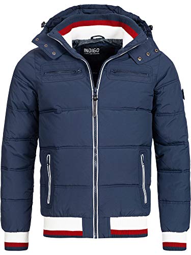 Indicode Herren Marlon Steppjacke in Daunenjacken-Optik | Winterjacke Übergangsjacke Navy Mix S Indicode Herren Marlon Steppjacke in Daunenjacken-Optik | Winterjacke Übergangsjacke Navy Mix S von Indicode