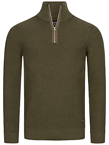 Indicode Herren Mayer Pullover aus 100% Baumwolle | Herrenpulli Strickpullover für Männer Army XXL Indicode Herren Mayer Pullover aus 100% Baumwolle | Herrenpulli Strickpullover für Männer Army XXL von Indicode