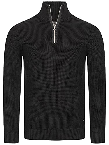 Indicode Herren Mayer Pullover aus 100% Baumwolle | Herrenpulli Strickpullover für Männer Black XXL Indicode Herren Mayer Pullover aus 100% Baumwolle | Herrenpulli Strickpullover für Männer Black XXL von Indicode