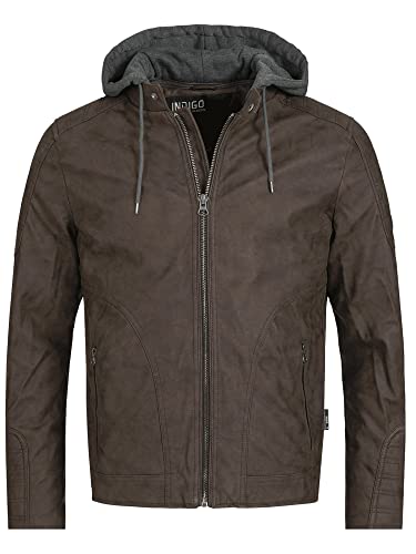 Indicode Herren Miguel Jacke aus Leder-Imitat | Kunstleder Herrenjacke Bikerjacke Demitasse S Indicode Herren Miguel Jacke aus Leder-Imitat | Kunstleder Herrenjacke Bikerjacke Demitasse S von Indicode