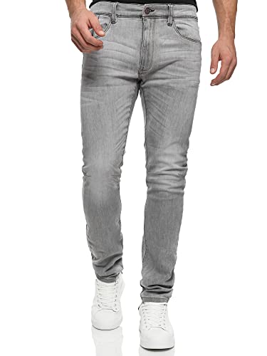 Indicode Herren Phoenix Jeanshose aus Baumwoll-Mischung mit 5 Taschen | Denim Herrenjeans Vintage Grey 29/30 von Indicode