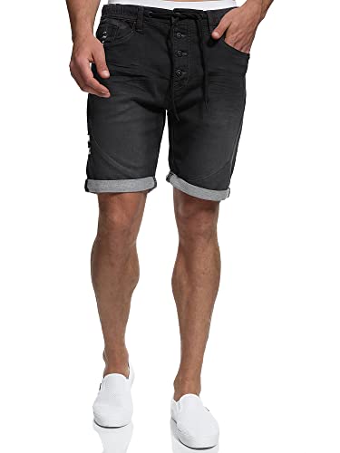 Indicode Herren Piano Sweatshorts aus 82% Baumwolle | Denim Short Freizeithose für Männer Black L Indicode Herren Piano Sweatshorts aus 82% Baumwolle | Denim Short Freizeithose für Männer Black L von Indicode