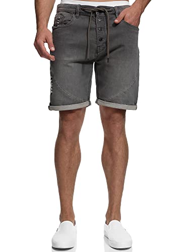 Indicode Herren Piano Sweatshorts aus 82% Baumwolle | Denim Short Freizeithose für Männer Grey S Indicode Herren Piano Sweatshorts aus 82% Baumwolle | Denim Short Freizeithose für Männer Grey S von Indicode