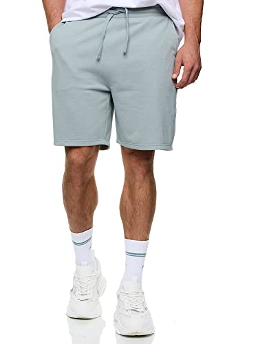 Indicode Herren Puller Sweatshorts mit Kordelzug | Herrenshorts Sportshorts für Männer Abyss M von Indicode