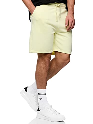 Indicode Herren Puller Sweatshorts mit Kordelzug | Herrenshorts Sportshorts für Männer Young Wheat L von Indicode