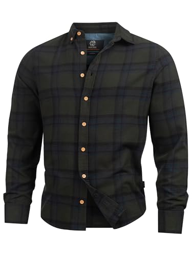 Indicode Herren Riverside Hemd kariert mit Button-Down-Kragen | Herrenhemd Männerhemd Army Mix M Indicode Herren Riverside Hemd kariert mit Button-Down-Kragen | Herrenhemd Männerhemd Army Mix M von Indicode