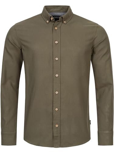 Indicode Herren Riverside Hemd kariert mit Button-Down-Kragen | Herrenhemd Männerhemd Army S Indicode Herren Riverside Hemd kariert mit Button-Down-Kragen | Herrenhemd Männerhemd Army S von Indicode