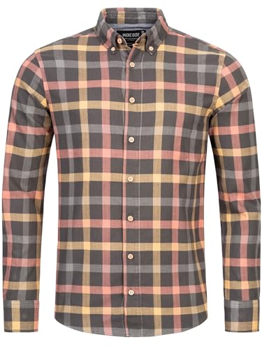 Indicode Herren Riverside Hemd kariert mit Button-Down-Kragen | Herrenhemd Männerhemd Dk Grey XXL Indicode Herren Riverside Hemd kariert mit Button-Down-Kragen | Herrenhemd Männerhemd Dk Grey XXL von Indicode