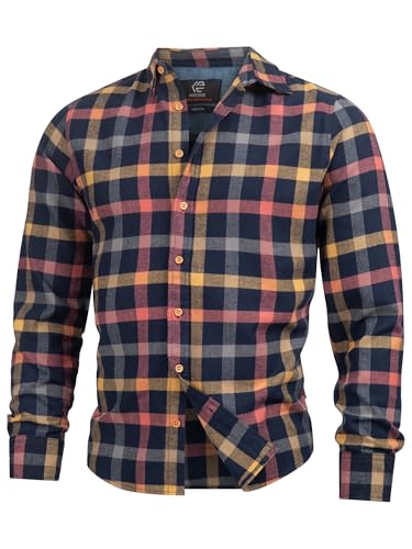 Indicode Herren Riverside Hemd kariert mit Button-Down-Kragen | Herrenhemd Männerhemd Navy Mix XXL Indicode Herren Riverside Hemd kariert mit Button-Down-Kragen | Herrenhemd Männerhemd Navy Mix XXL von Indicode