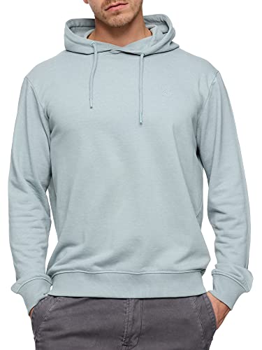 Indicode Herren Simpson Sweatshirt mit Kapuze | Hoodie Kapuzenpullover für Männer Abyss L von Indicode