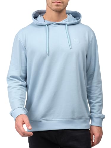 Indicode Herren Simpson Sweatshirt mit Kapuze | Hoodie Kapuzenpullover für Männer Blue Wave XXL von Indicode