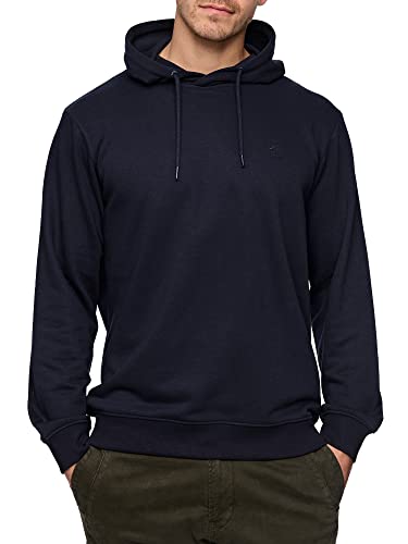 Indicode Herren Simpson Sweatshirt mit Kapuze | Hoodie Kapuzenpullover für Männer Navy, L von Indicode