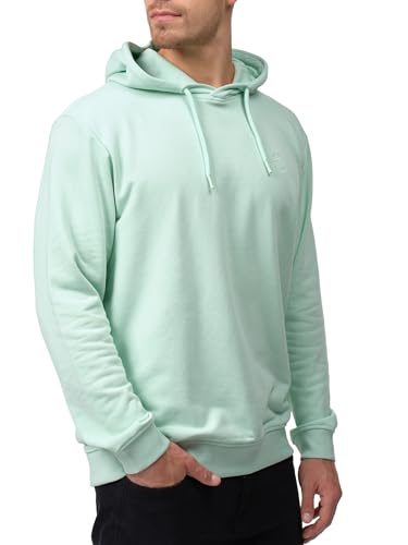 Indicode Herren Simpson Sweatshirt mit Kapuze | Hoodie Kapuzenpullover für Männer Quiet Wave L von Indicode