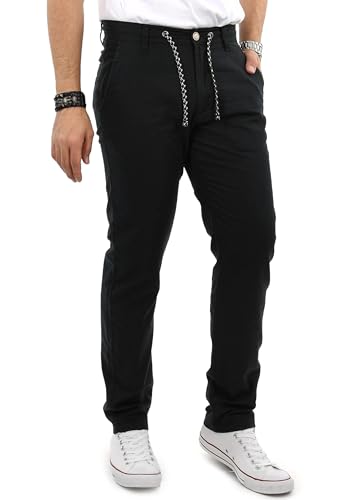 Indicode Herren Stoffhosen (S-5XL) Regular Fit Leinenhosen - 55% Leinen, 45% Baumwolle, Leichte, Atmungsaktive Hosen Männer - B798 Schwarz XXXX-Large Indicode Herren Stoffhosen (S-5XL) Regular Fit Leinenhosen - 55% Leinen, 45% Baumwolle, Leichte, Atmungsaktive Hosen Männer - B798 Schwarz XXXX-Large von Indicode