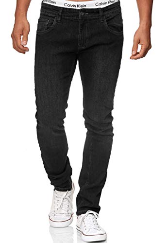 Indicode Herren Texas Jeanshose aus Baumwoll-Mischung mit Stretch | Denim Herrenjeans Black 33/32 Indicode Herren Texas Jeanshose aus Baumwoll-Mischung mit Stretch | Denim Herrenjeans Black 33/32 von Indicode