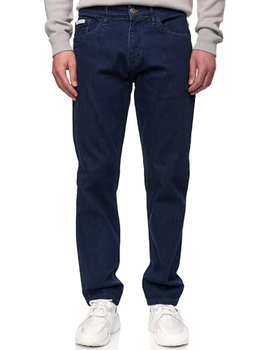 Indicode Herren Texas Jeanshose aus Baumwoll-Mischung mit Stretch | Denim Herrenjeans Rinse Wash, 31/32 von Indicode